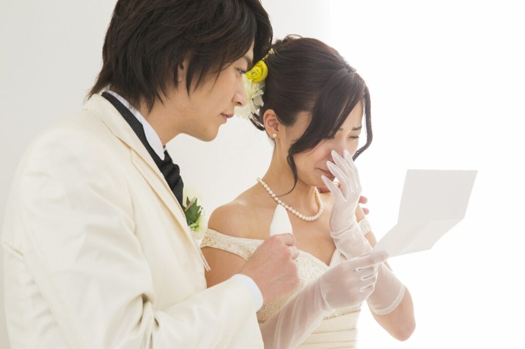 結婚式感謝